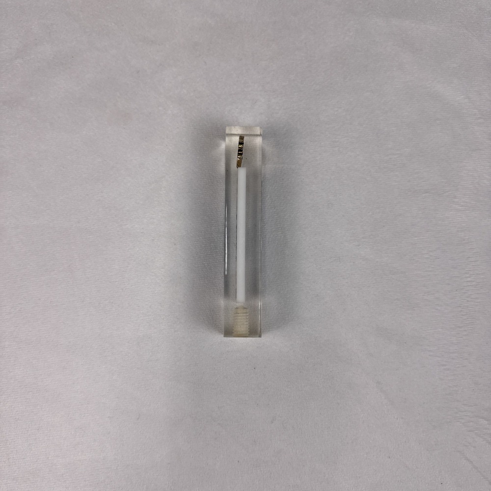 Driebeck's Light Beer Tap Handle Lucite Acrylic Clear White Vintage 4.5"‎ - Picture 3 of 6